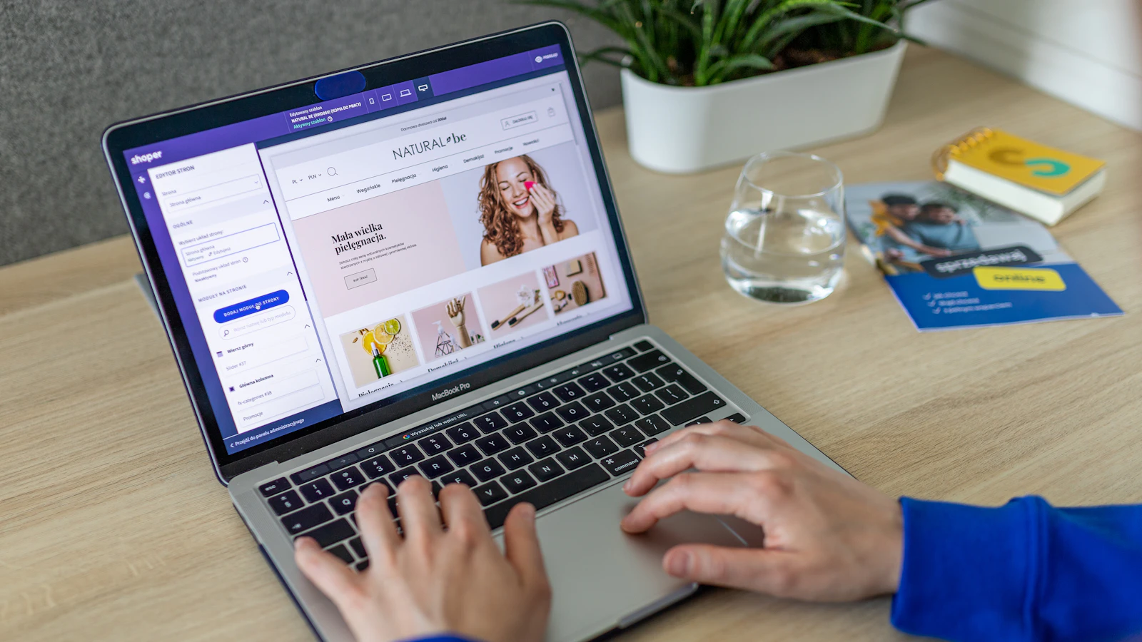 Online shop being reviewed during an ecommerce web design project near Kettering